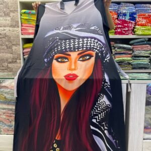 جلابية "أيقونة الجمال" كريب حرير